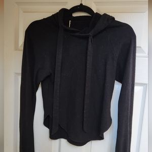 Are You Am I Croft Hoodie Small Black